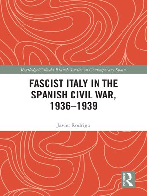 cover image of Fascist Italy in the Spanish Civil War, 1936-1939
